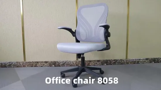 Meeting Room Conference Folding Black Fabric Mesh Office Chair
