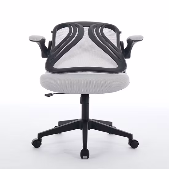 Meeting Room Conference Folding Black Fabric Mesh Office Chair
