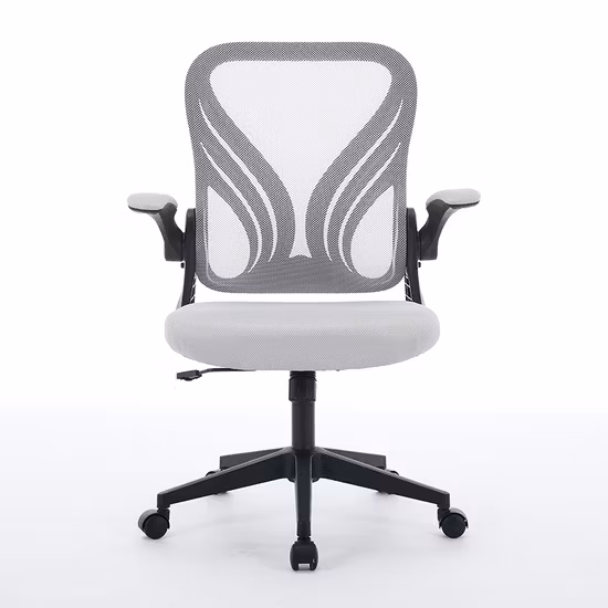 Meeting Room Conference Folding Black Fabric Mesh Office Chair