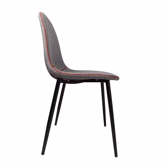 Silla de comedor interior de tela nórdica Eiffel para juegos de sala de estar