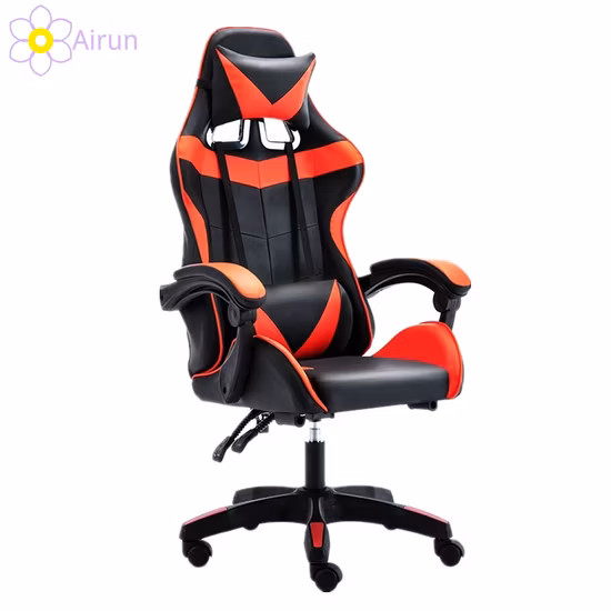 Silla ergonómica giratoria de cuero barata para juegos de ordenador que compite con