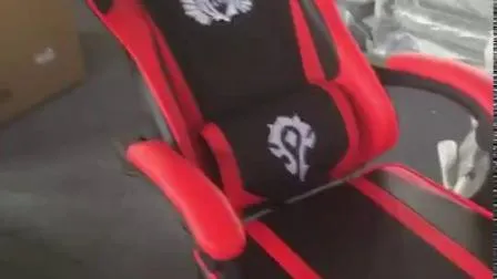 Silla ergonómica de cuero de la oficina que compite con el juego del ordenador de la conferencia de la malla del eslabón giratorio