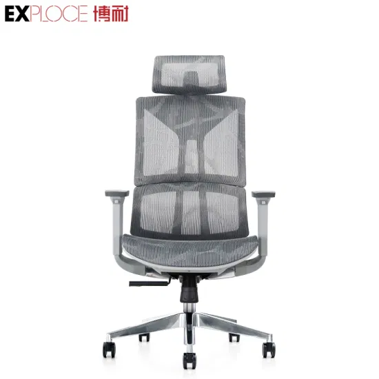 Silla ergonómica de alta densidad de la oficina de la tela de malla con la silla del juego de la malla del reposacabezas con el reposapiés